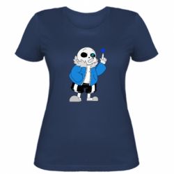 Жіноча футболка Sans with heart - PrintSalon