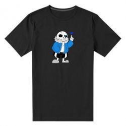 Чоловіча преміум футболка Sans with heart - PrintSalon