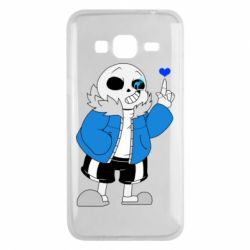 Чохол для Samsung J3 2016 Sans with heart - PrintSalon