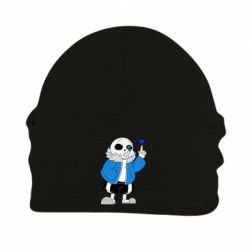 Шапка флісова Sans with heart - PrintSalon