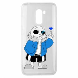 Чохол для Xiaomi Pocophone F1 Sans with heart - PrintSalon