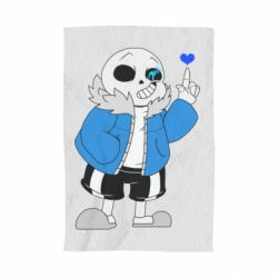 Рушник з принтом Sans with heart - PrintSalon