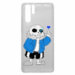 Чохол для Huawei P30 Pro Sans with heart - PrintSalon