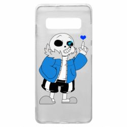 Чохол для Samsung S10+ Sans with heart - PrintSalon