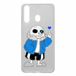 Чохол для Samsung A60 Sans with heart - PrintSalon