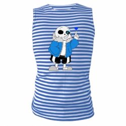 Майка-тільняшка Sans with heart - PrintSalon