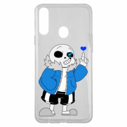 Чохол для Samsung A20s Sans with heart - PrintSalon