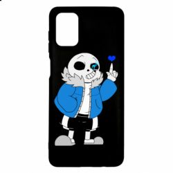 Чохол для Samsung M51 Sans with heart - PrintSalon