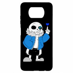 Чохол для Xiaomi Poco X3 Sans with heart - PrintSalon