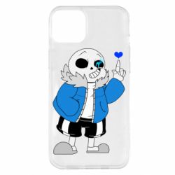 Чохол для iPhone 14 Plus Sans with heart - PrintSalon