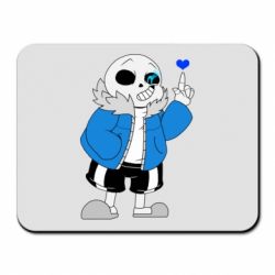 Килимок для миші Sans with heart - PrintSalon