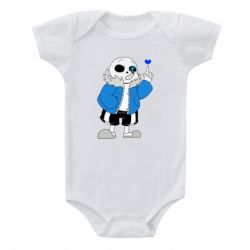 Дитячий бодік Sans with heart - PrintSalon