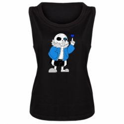 Майка жіноча Sans with heart - PrintSalon