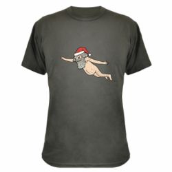 Камуфляжна футболка Santa comes to town!