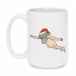 Чашка 420ml Santa comes to town! - PrintSalon