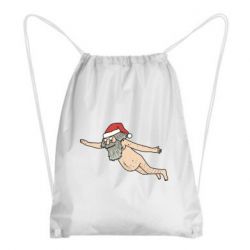 Рюкзак-мішок Santa comes to town! - PrintSalon