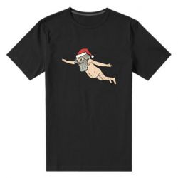 Чоловіча преміум футболка Santa comes to town! - PrintSalon