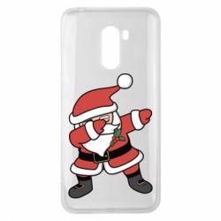 Чехол для Xiaomi Pocophone F1 Santa dabbing - PrintSalon
