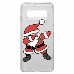 Чехол для Samsung S10+ Santa dabbing - PrintSalon