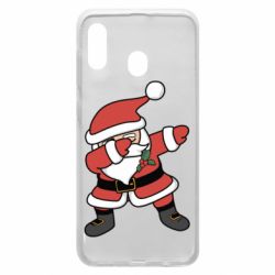 Чехол для Samsung A30 Santa dabbing - PrintSalon