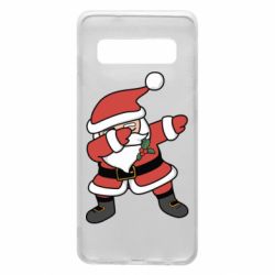 Чехол для Samsung S10 Santa dabbing - PrintSalon