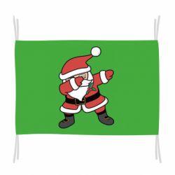 Флаг Santa dabbing - PrintSalon