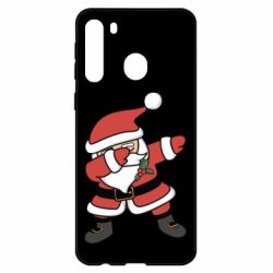 Чехол для Samsung A21 Santa dabbing - PrintSalon