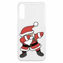 Чехол для Samsung A50 Santa dabbing - PrintSalon