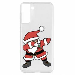 Чехол для Samsung S21+ Santa dabbing - PrintSalon
