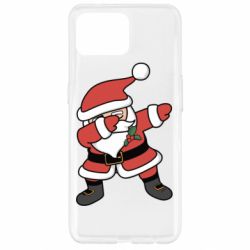 Чехол для Oppo Reno 4 Lite Santa dabbing - PrintSalon