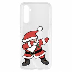 Чехол для Realme 6 Santa dabbing - PrintSalon