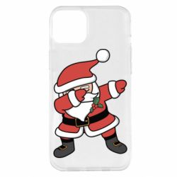 Чехол для iPhone 14 Plus Santa dabbing - PrintSalon