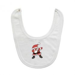 Слюнявчик  Santa dabbing - PrintSalon