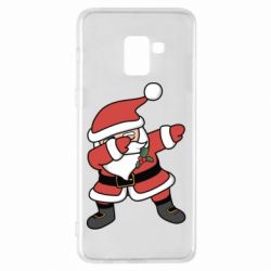 Чехол для Samsung A8+ 2018 Santa dabbing - PrintSalon