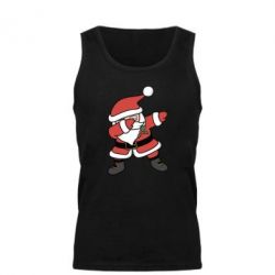 Мужская майка Santa dabbing - PrintSalon