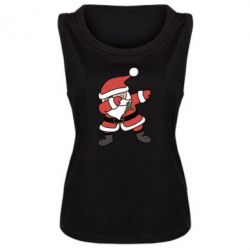 Женская майка Santa dabbing - PrintSalon