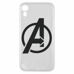 Чохол для iPhone XR Сaptain Аmerica logo - PrintSalon