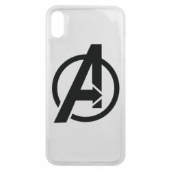 Чохол для iPhone Xs Max Сaptain Аmerica logo - PrintSalon