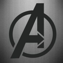 Наклейка Сaptain Аmerica logo - PrintSalon