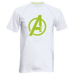 Чоловіча футболка для спорту Сaptain Аmerica logo - PrintSalon