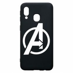 Чохол для Samsung A40 Сaptain Аmerica logo - PrintSalon