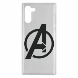 Чохол для Samsung Note 10 Сaptain Аmerica logo - PrintSalon