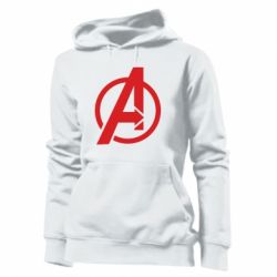 Худі жіноче Сaptain Аmerica logo - PrintSalon