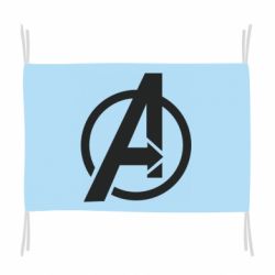 Прапор Сaptain Аmerica logo - PrintSalon