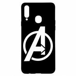 Чохол для Samsung A20s Сaptain Аmerica logo - PrintSalon