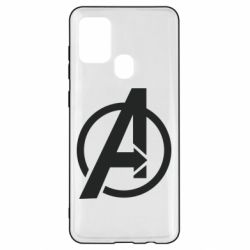 Чохол для Samsung A21s Сaptain Аmerica logo - PrintSalon