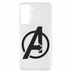 Чохол для Samsung S21 Сaptain Аmerica logo - PrintSalon