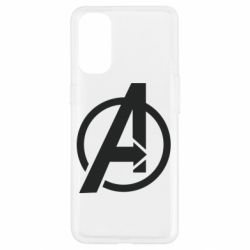 Чохол для Oppo Reno 4Сaptain Аmerica logo - PrintSalon