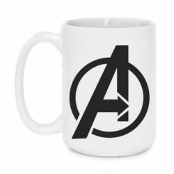 Чашка 420ml Сaptain Аmerica logo - PrintSalon