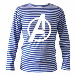 Тільник з довгим рукавом Сaptain Аmerica logo - PrintSalon